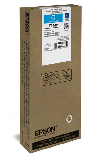 Original Epson T9442 Cyan Ink Cartridge - image 2