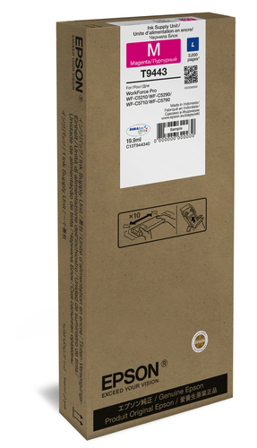 Epson T9443 L Ink Supply Unit For WF-C52xx/WF-C57xx Series Magenta - image 2