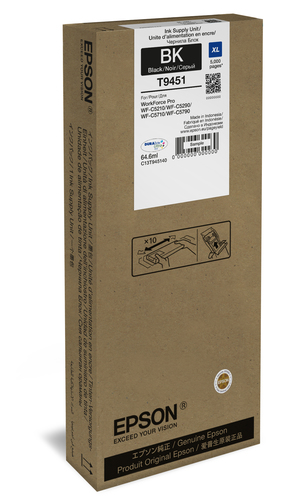 Epson Ink Cartridge WF-C5xxx Series XL Black - image 2