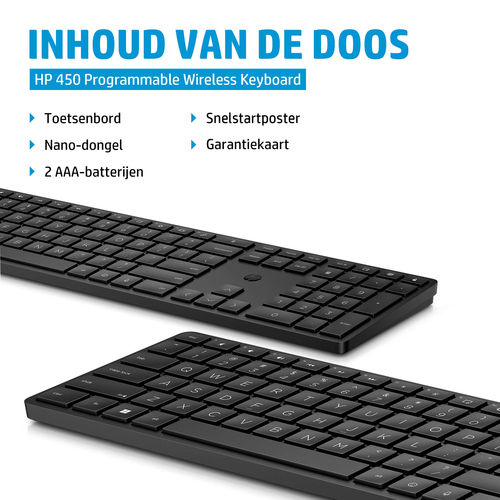 HP 450 Draadloos Toetsenbord Qwerty – Foto 6 van 7