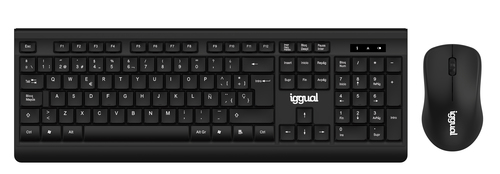 iggual IGG317600 keyboard Mouse included Office RF Wireless Black