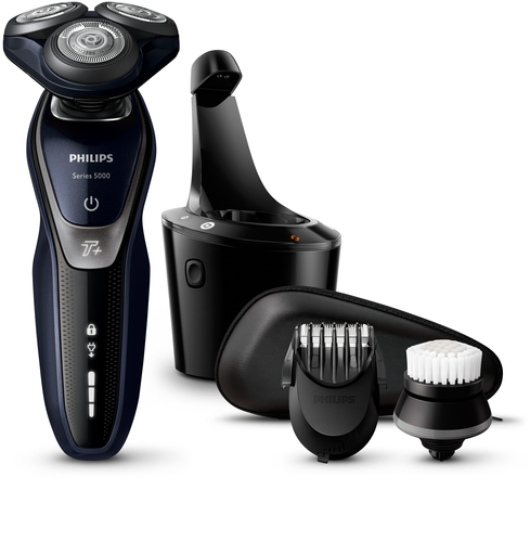 Philips SHAVER Series 5000 S5570/33 men's shaver Rotation shaver Trimmer Blue, Graphite