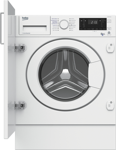 Beko WDIX8543100 washer dryer Built-in Front-load White