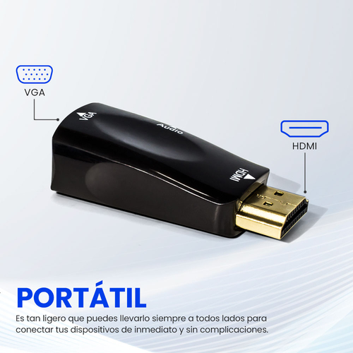 Convertidor HDMI a VGA VORAGO ADP-208