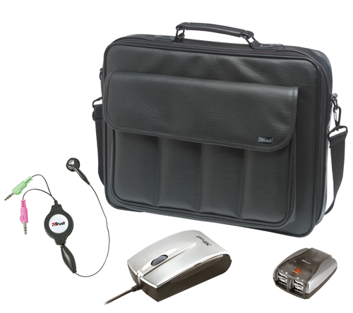 Trust Notebook Carry Bag Kit 17 Advanced NK-1750p 43,2 cm (17) Portfelis Juoda