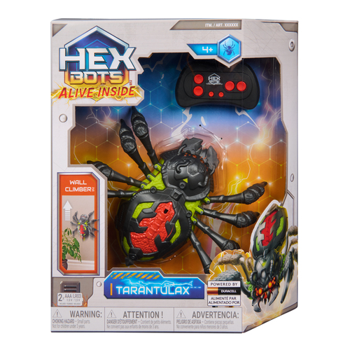 Spin Master HEX BOTS Wall Crawler Spider with Official Wall Climber Technology, Rechargeable Remote Control Robot Kids Toys, Prank Toys for Boys & Girls Ages 4 & Up – image 2