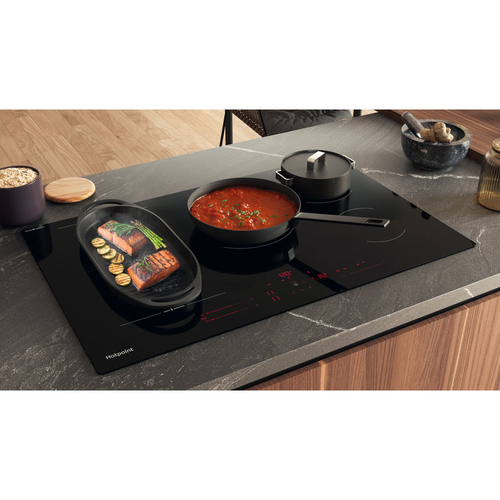 Hotpoint HeatControl HTX8017DCF2 80 cm Electric Induction Hob - Black - image 5