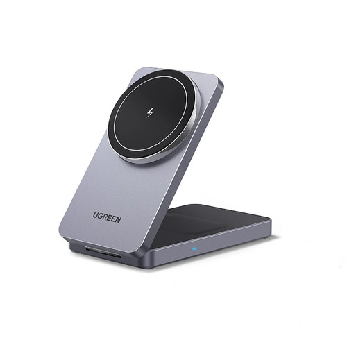 Ugreen W528 Наушники, Смартфон Серый Кабель переменного тока Беспроводная зарядка Для помещений