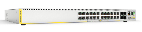 Switch Capa 3 24 puertos 10/100/1000 Mbps 4 puertos SFP 10 G fuente de alimentación simple AT-X510L-28GT-10 - AT-X510L-28GT-10