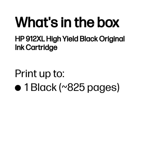 HP 912XL Original Ink Cartridge High Yield Black 3YL84AE - image 3