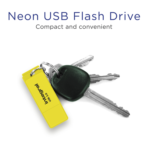 Integral 64GB USB3.0 DRIVE NEON YELLOW UP TO R-100 W-30 MBS – image 5