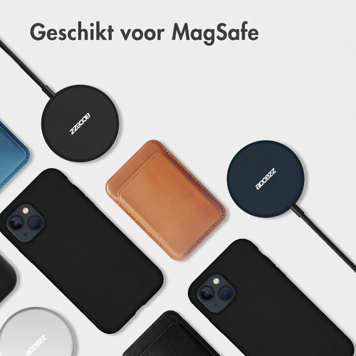 Accezz Liquid Silicone Backcover met MagSafe voor Samsung Galaxy S25 Telefoonhoesje Zwart, afbeelding 7