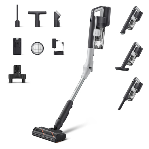 Philips XC3233/10 stick vacuum/electric broom 2-in-1 stick vacuum Battery Dry HEPA Bagless Black