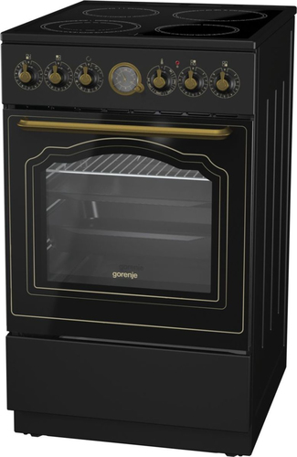 Gorenje EC52CLB Freestanding cooker Electric Ceramic hob Black