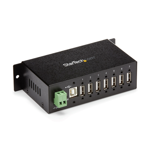 ST7200USBM HUB USB 20 DE 7 PUERTOS - ADAPTADOR CONCENTRADOR HUB USB 20 DE 7 PUERTOS REFORZADO INDUSTRIAL CON ALIMENTACION STARTECHCOM MOD ST7200USBM ST7200USBM