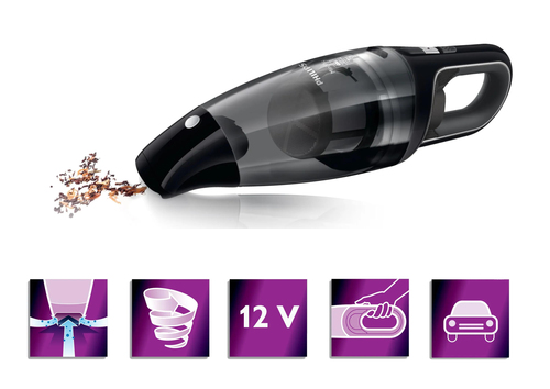 Philips MiniVac FC6141/01R1 handheld vacuum Black Bagless – image 3