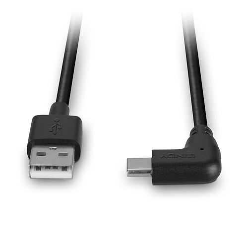 Lindy 32000 USB-kabel USB 2.0 0,5 m USB A USB C Zwart, afbeelding 4