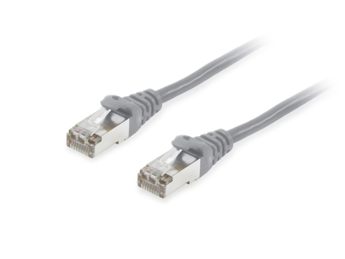 Equip Patchkabel Cat6A S/FTP 2xRJ45 3.00m grau LSZH, afbeelding 2