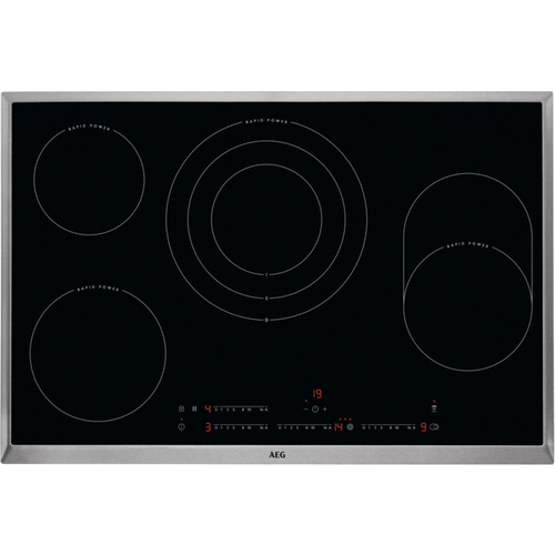 AEG HKA8548RAD Черный Встроенный 80 cm Керамический 4 зона(ы)