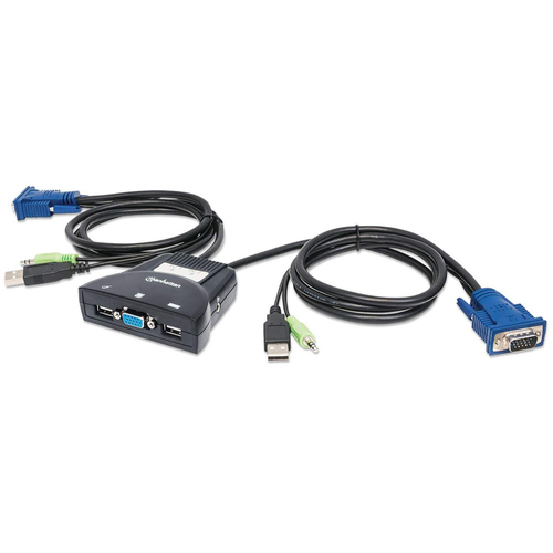 Manhattan Mini Switch KVM de 2 puertos imagen 1