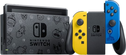 Nintendo Switch Fortnite Wildcat Bundle портативная игровая приставка 15,8 cm (6.2") 32 GB Сенсорный экран Wi-Fi Синий, Серый, Желтый