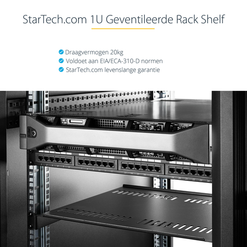 StarTech.com CABSHELFV1U - Rackplank, afbeelding 8