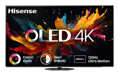 Hisense 65A85N 165,1 cm (65") 4K Ultra HD Smart TV Wi-Fi Черный, Серый 150 cd/m²