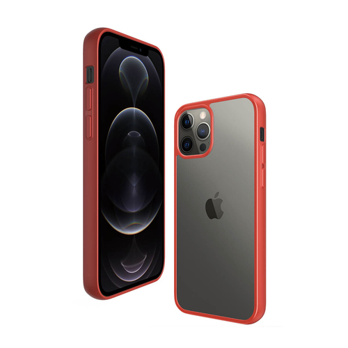 PanzerGlass ® ClearCaseColor™ iPhone 12 | 12 Pro - Mandarin Red Limited Edition