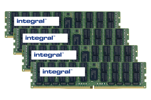 Integral 256GB (4X64GB) SERVER RAM MODULE KIT DDR4 2400MHZ PC4-19200 LOAD REDUCED ECC DIMM RANK4
