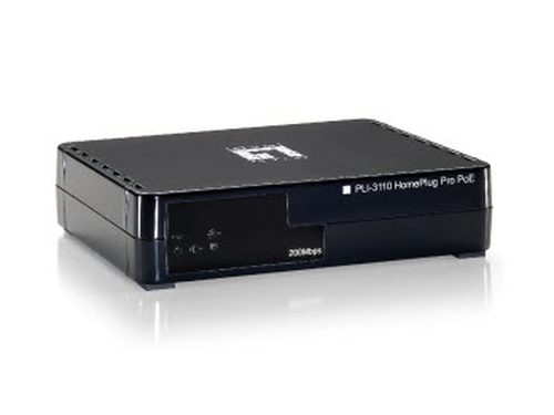 LevelOne 200Mbps Powerline Adapter with PoE Injector