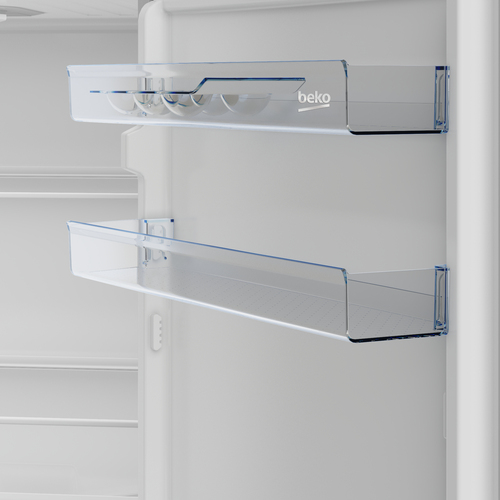 Beko BCSM450 178cm 50/50 Integrated Fridge Freezer with Sliding Door Hinge - White - E Rated, White - image 5