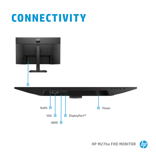 HP M27ha FHD Monitor – image 3