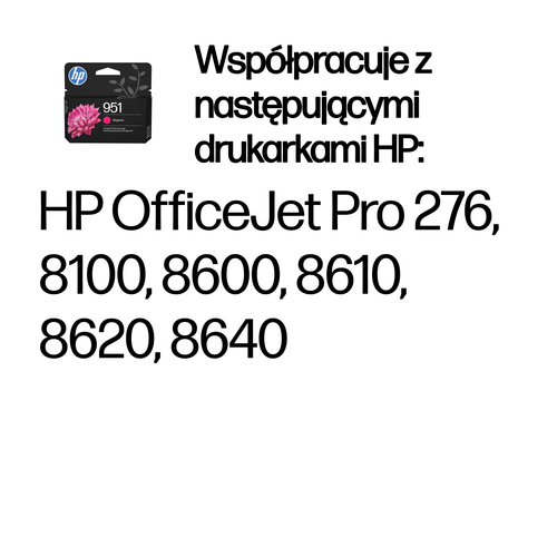Oryginalny tusz wkład HP 951 Magneta (CN051AEA)