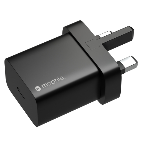 mophie 409907456 зарядное устройство для мобильных устройств Универсальная Черный Кабель переменного тока Для помещений