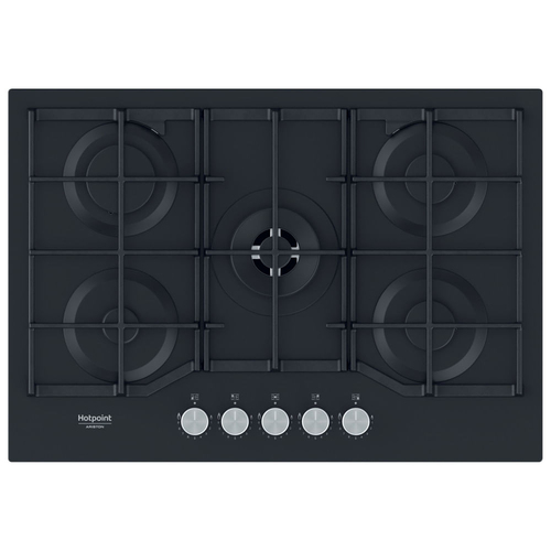 Hotpoint HAGS 72F/BK Черный Встроенный 73 cm Газовый 5 зона(ы)