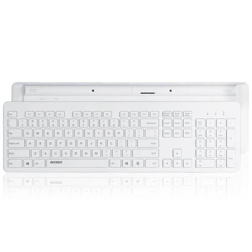 Accezz SH00049953 mobile device keyboard QWERTY Bluetooth White