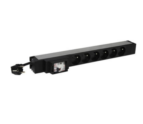 Legrand 646833 power distribution unit (PDU) 6 AC outlet(s) 1U Black