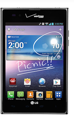 LG Intuition VS950 smartphone