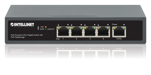 Intellinet 4-Port Gigabit+1GE (PD) High PoE Switch, afbeelding 5