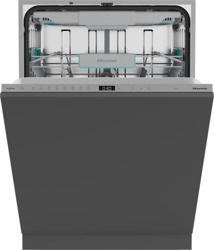 Hisense Hidden in your cabinets, but a powerful force to have by your side in the kitchen. This fully integrated dishwasher provides space for 16 place settings
