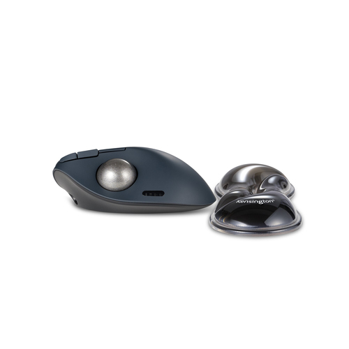 Kensington Slim Duo Gel Handgelenkauflage fr MausTrackball - Grau – Foto 8 von 10