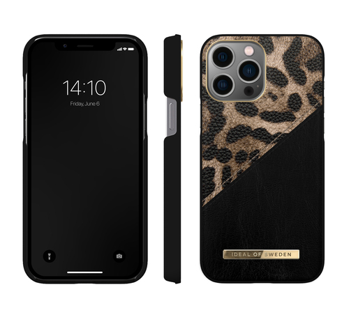 iDeal of Sweden Atelier Case iPhone 12PM/13PM Midnight Leoprd – image 2