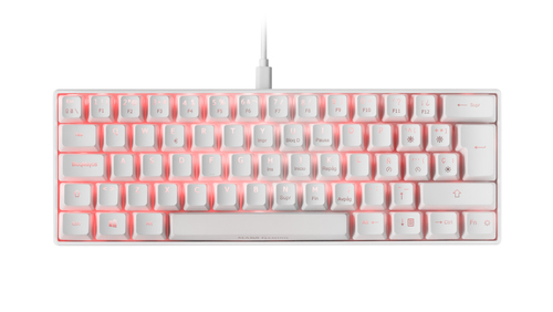 Mars Gaming MKMINIWBES Ultra-Compact Mechanical Keyboard Full RGB Chroma Switch OUTEMU PRO Blue White Spanish Language – image 9