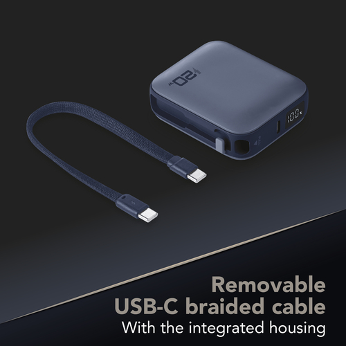 Cellularline POCKET POWER BANK 10000 mAh 20W USB-C PORT BLUE – image 4