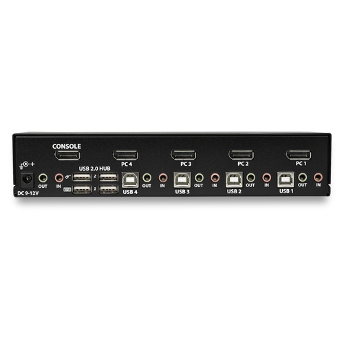 StarTech 4 poorts DisplayPort KVM Switch - 4K 60Hz, afbeelding 4