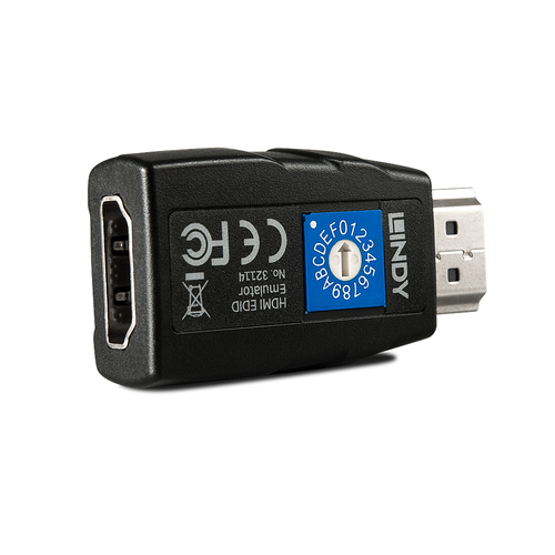 Lindy EDID Emulator HDMI 2.0 18G DDC Daten 15 Modi 4K60Hz, afbeelding 2