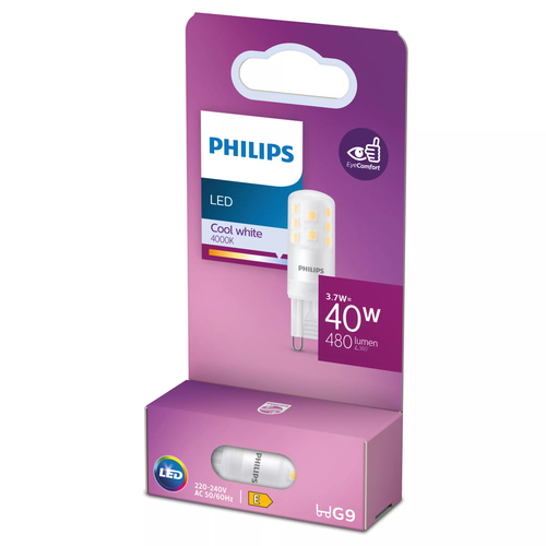 Philips 8720169301733 LED лампа Холодный белый 4000 K 3,7 W G9 E