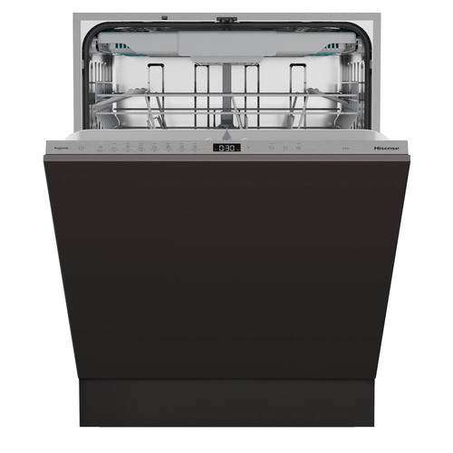 Hisense HV663A60UK Full-size Fully Integrated Dishwasher, Silver/Grey - image 2