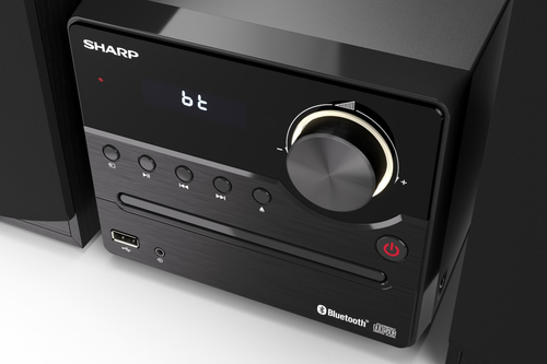 Sharp XL-B512(BK) sistema de audio para el hogar Microcadena de música para uso doméstico 45 W Negro