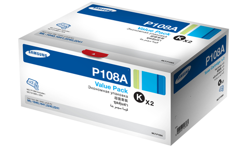 Samsung MLT-P108A toner cartridge 2 pc(s) Original Black – image 2